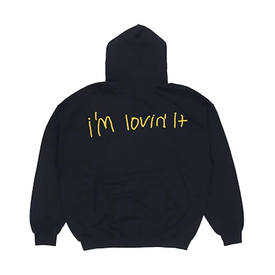 Travis Cactus Jack McDonald's Hoodie Black Unisex with Front Logo. TC-27