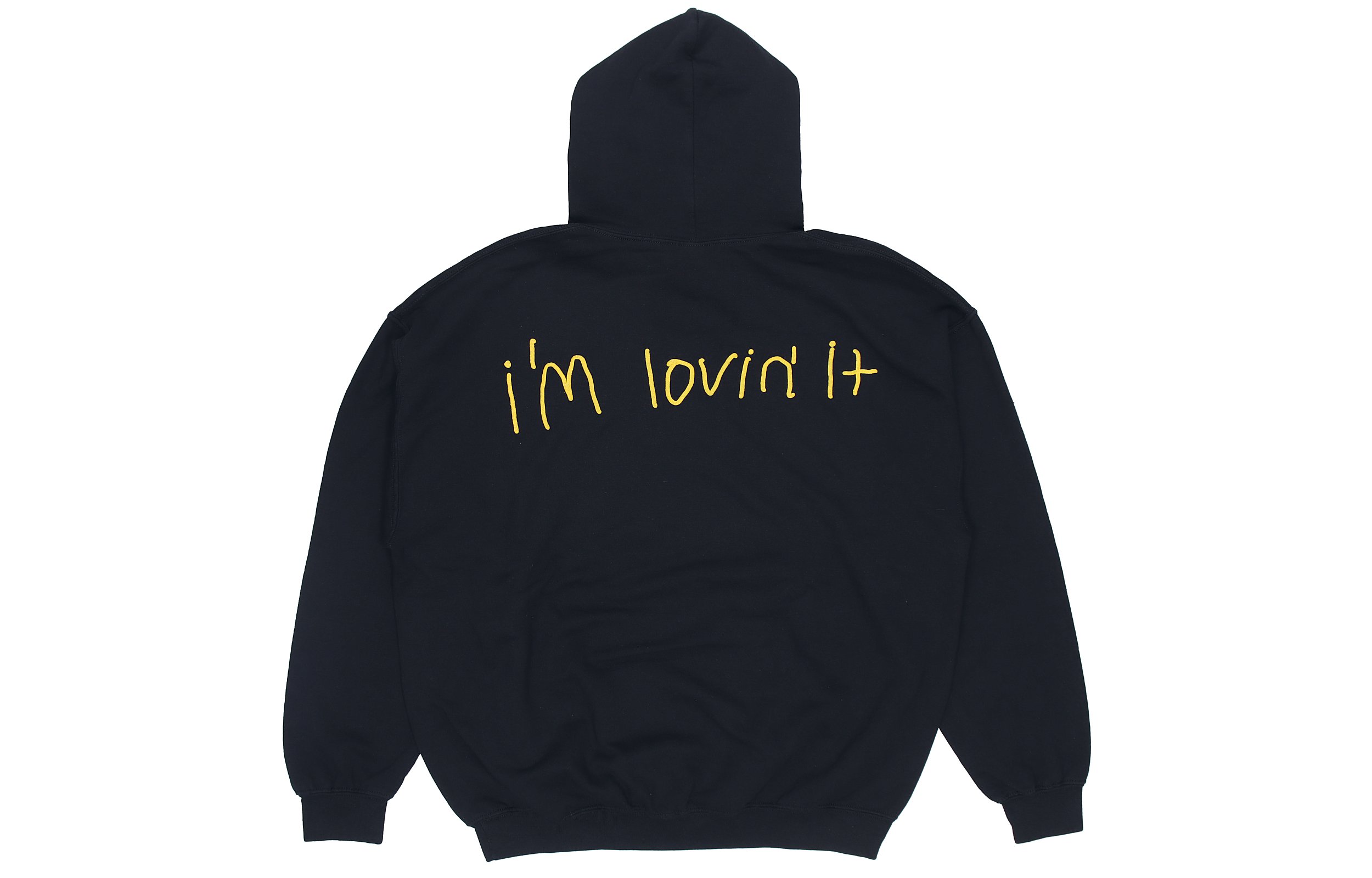 Travis Cactus Jack McDonald's Hoodie Black Unisex with Front Logo. TC-27 圖 2