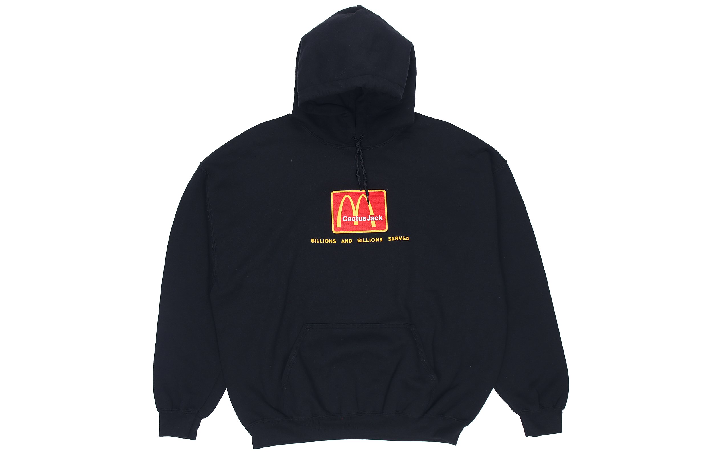 Travis Cactus Jack McDonald's Hoodie Black Unisex with Front Logo. TC-27 圖 3