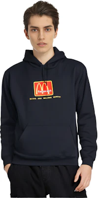 Hoodie Hitam Unisex Travis Scott Cactus Jack x McDonald''s dengan Logo Depan. TC-27 Purchase Hoodie Hitam Unisex Travis Scott Cactus Jack x McDonald''s dengan Logo Depan. TC-27