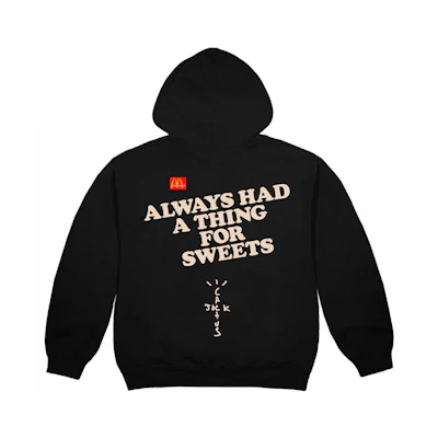 Travis Cactus Jack McDonald's Logo Hoodie Black TC-499