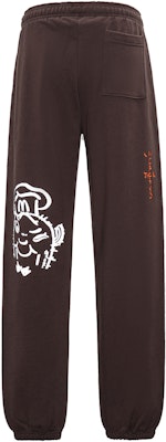 Pantalones Joggers Unisex Marrones Travis Scott Cactus Jack x McDonald''s Logo Print TC-23 Lookbook Pantalones Joggers Unisex Marrones Travis Scott Cactus Jack x McDonald''s Logo Print TC-23