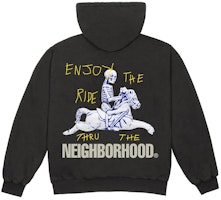 Travis Scott Cactus Jack x Neighborhood Carousel Hoodie Black Travis Scott Cactus Jack x Neighborhood Carousel Hoodie Black