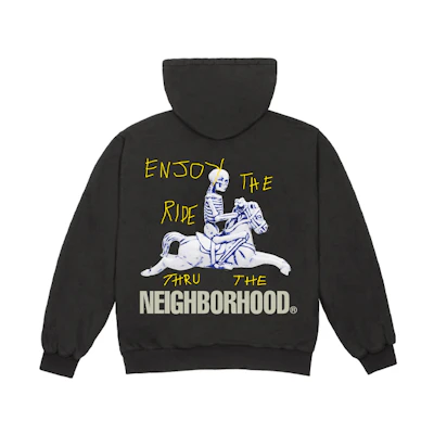 Travis Cactus Jack NBHD Carousel Hoodie Black Unisex. TC-74