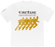 Travis Scott Cactus Performance T-Shirt White Travis Scott Cactus Performance T-Shirt White