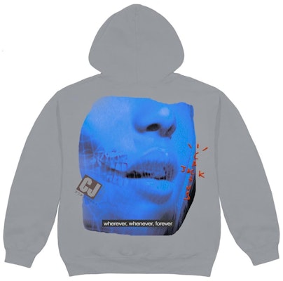 Travis Scott CJ Digital Girl Hoodie Grey Order Travis Scott CJ Digital Girl Hoodie Grey
