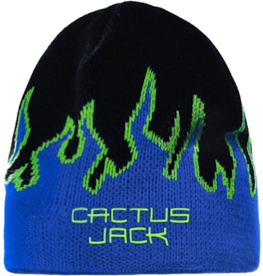 Travis Scott CJ Digital Logo Beanie Black/Blue Buy Travis Scott CJ Digital Logo Beanie Black/Blue