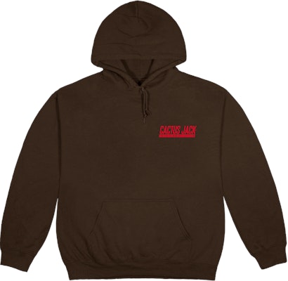 Travis Scott CJ Logo Hoodie Brown Buy Travis Scott CJ Logo Hoodie Brown
