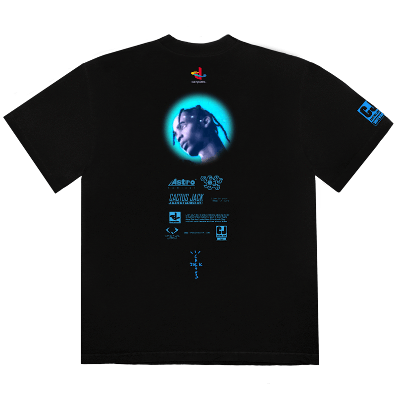 Order トラヴィス スコット CJ ポータルTシャツ (黒)
