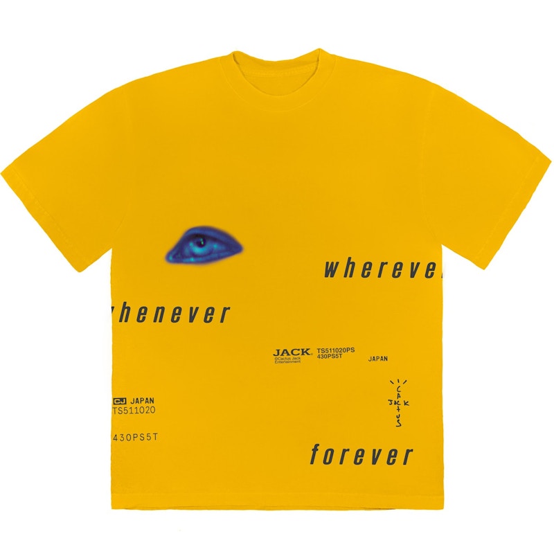 Travis Scott Digital Eye I T-Shirt Yellow