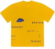 Travis Scott Digital Eye I T-Shirt Yellow Travis Scott Digital Eye I T-Shirt Yellow
