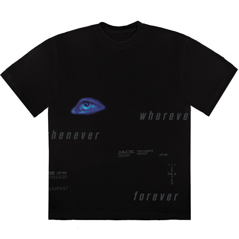 Buy Travis Scott Digital Eye II Kemeja-T Hitam