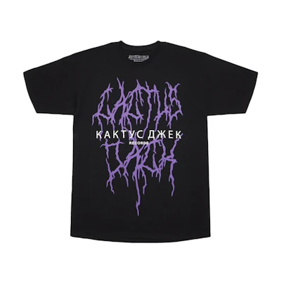 Travis Dj Screw Lightning Tee Black