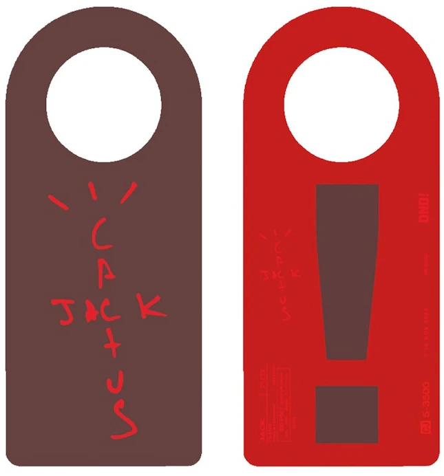 travis-scott-do-not-disturb-door-hanger-brown-red