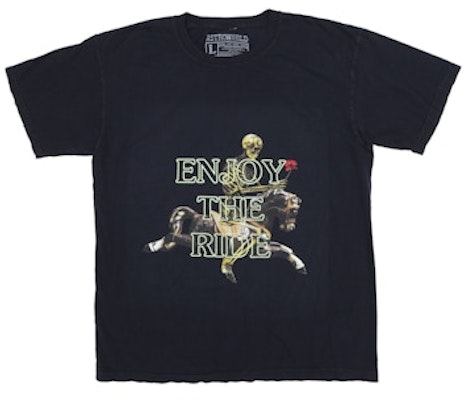 Travis Scott Enjoy The Ride Glow Tee Black Buy Travis Scott Enjoy The Ride Glow Tee Black