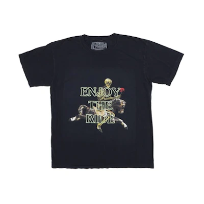 Travis Enjoy The Ride Glow Tee Black