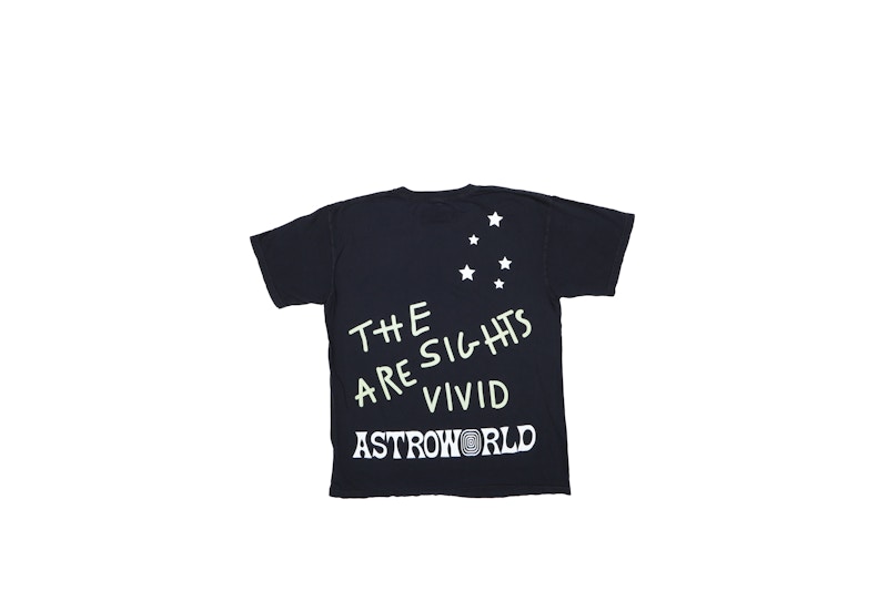 Order Travis Scott Enjoy The Ride Glow Baju-T Hitam