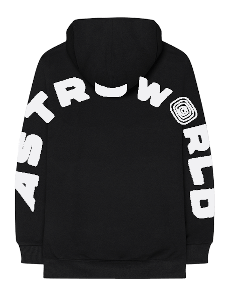 Order Travis Scott 黑色眼睛连帽衫