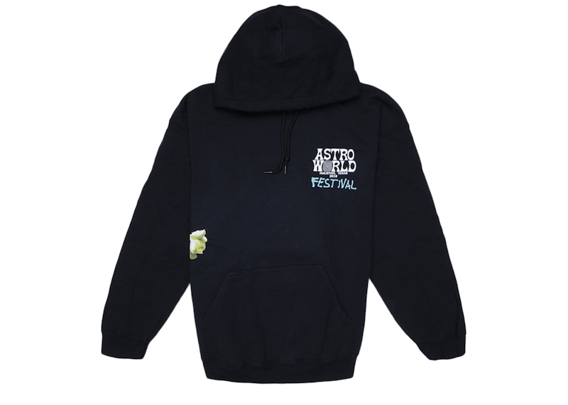 Travis Scott Festival Airbrush Hoodie Black