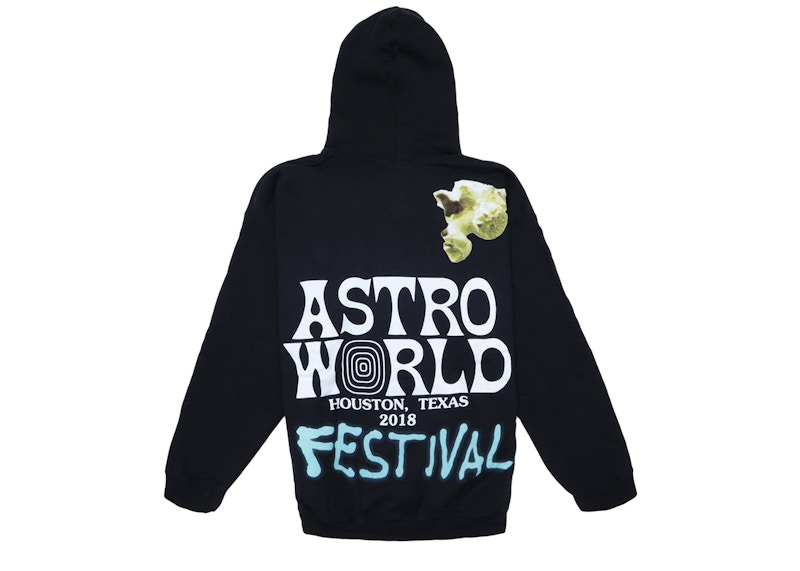 Order Hoodie Hitam Festival Travis Scott Airbrush