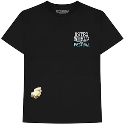 Travis Scott Festival Airbrush Tee Black Buy Travis Scott Festival Airbrush Tee Black