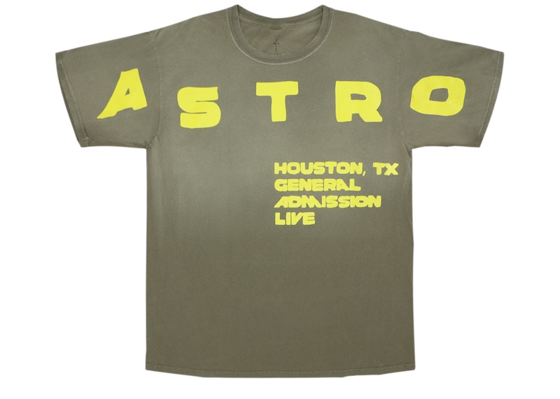 Buy Travis Scott 火焰電視棕色 T恤