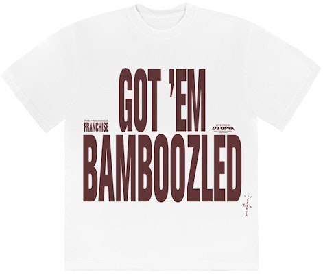 Kaos Putih Travis Scott Franchise Promo II Bamboozled Buy Kaos Putih Travis Scott Franchise Promo II Bamboozled
