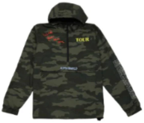 트래비스 스캇 FW22 카모 레터 프린트 하프집 후디 카모플라주 그린 93665-907 Order 트래비스 스캇 FW22 카모 레터 프린트 하프집 후디 카모플라주 그린 93665-907