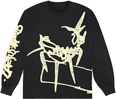 Travis Scott FW22 Graffiti Print Pullover Sweatshirt Unisex Black TS-22FW005 Travis Scott FW22 Graffiti Print Pullover Sweatshirt Unisex Black TS-22FW005