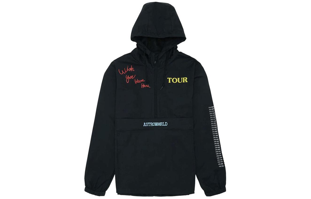 Travis FW22 Graphic Print Hoodie Black Unisex 93665-960
