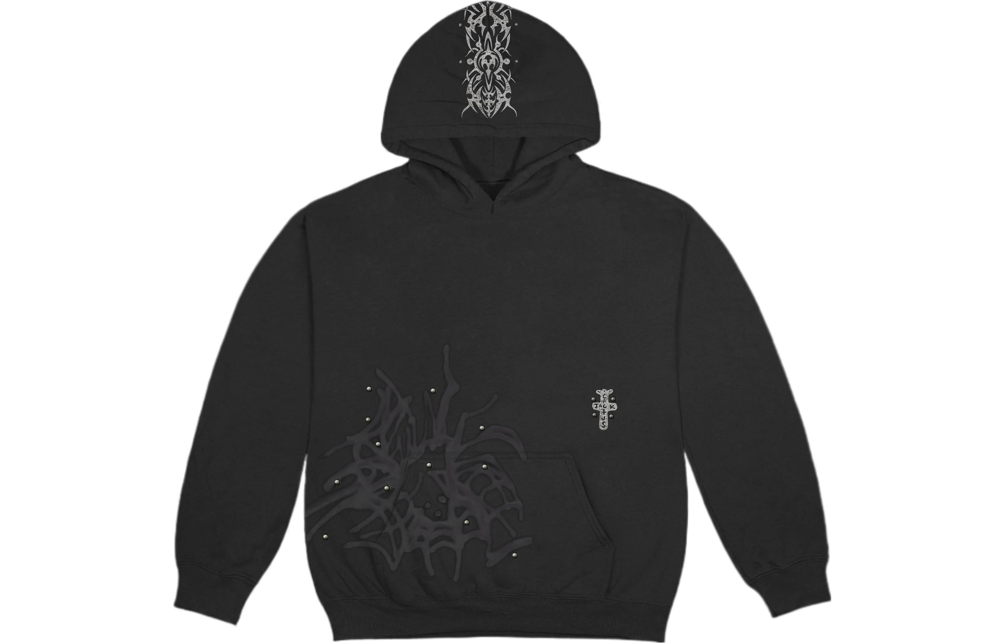 Buy Travis Scott FW22 Graphic Print Unisex Pullover Hoodie Black. TS-22FW007