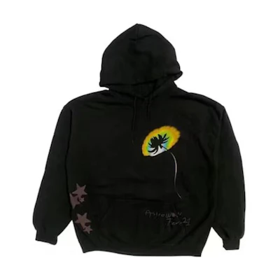 Travis Graphic Hoodie Black Unisex Long Sleeve Sweatshirt AF21-HS17
