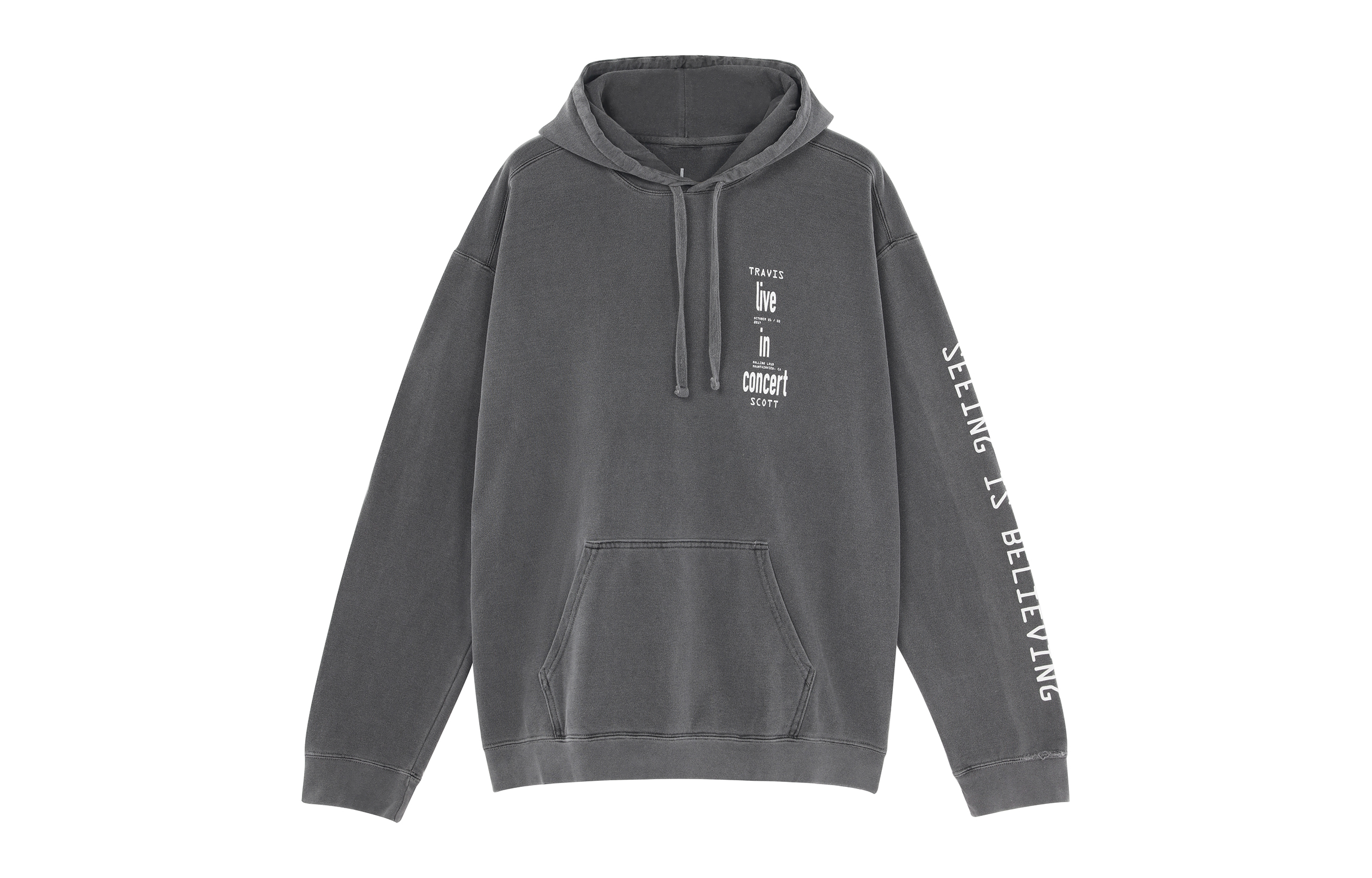 Travis Scott Graphic Letter Print Pullover Hoodie Unisex TC-354