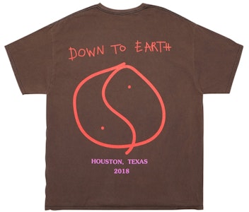 Travis Scott 快乐笑脸音乐节漂白棕色T恤 Order Travis Scott 快乐笑脸音乐节漂白棕色T恤