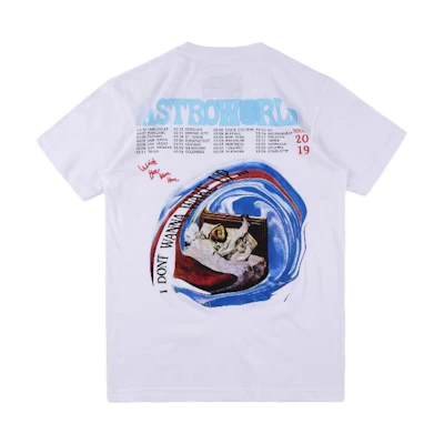 Travis I Don't Wanna Wake Up T-Shirt White