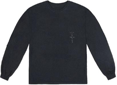 Camiseta Negra de Manga Larga Travis Scott Jack Boys Cracked Buy Camiseta Negra de Manga Larga Travis Scott Jack Boys Cracked