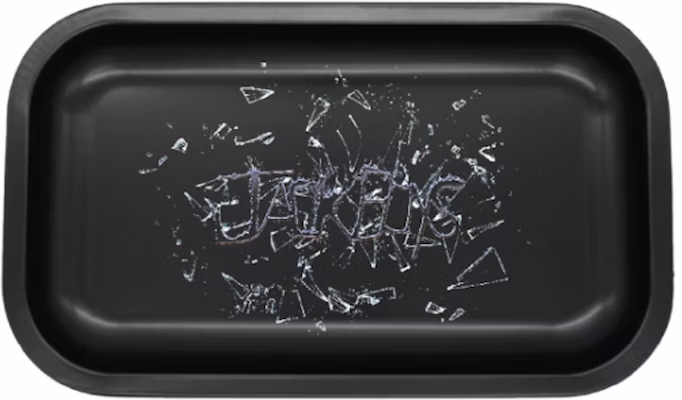 Travis Scott Jack Boys Cracked Rolling Tray Black Buy Travis Scott Jack Boys Cracked Rolling Tray Black