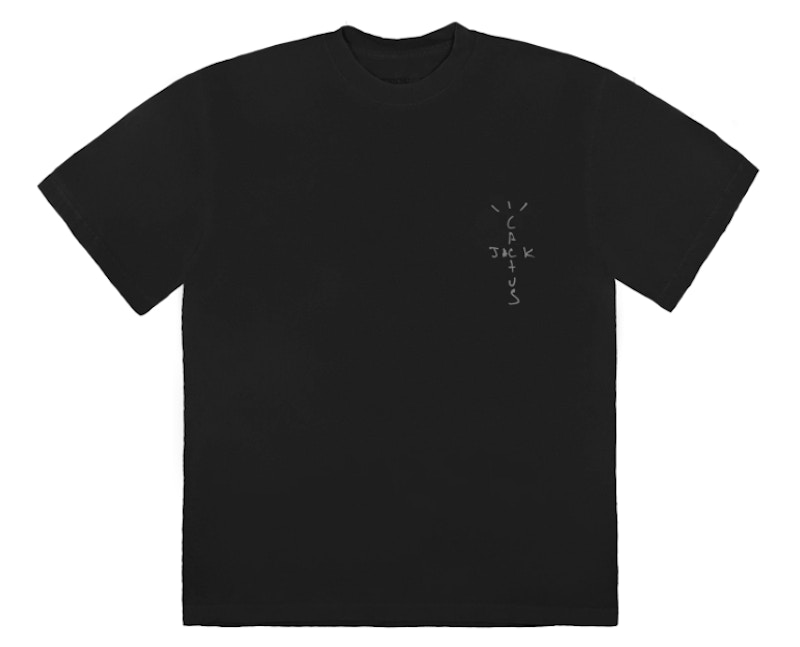 Buy Travis Scott Jack Boys 裂紋黑色T恤