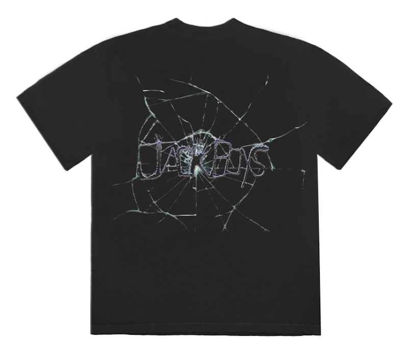 Travis Jack Boys Cracked T-Shirt Black 圖 2