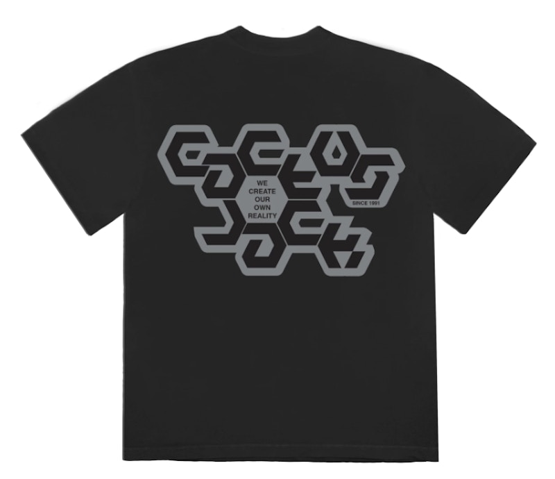 Order Travis Scott Jack Boys Reality Kemeja-T Hitam