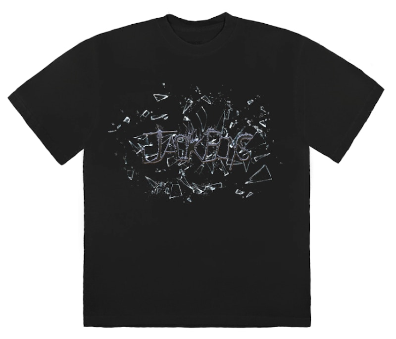 Travis Scott Jack Boys Shatter T-Shirt Black