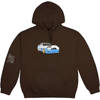 Order 特拉維斯Scott Jackboys棕色汽車圖案男士連帽衫 TSJBHS415-BROWN