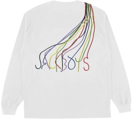 Camiseta Blanca Larga Travis Scott JACKBOYS Cord Cutters. Order Camiseta Blanca Larga Travis Scott JACKBOYS Cord Cutters.