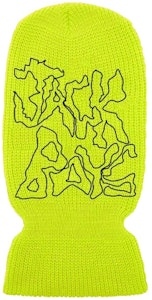 Máscara Neón Verde Travis Scott JACKBOYS Cover Order Máscara Neón Verde Travis Scott JACKBOYS Cover