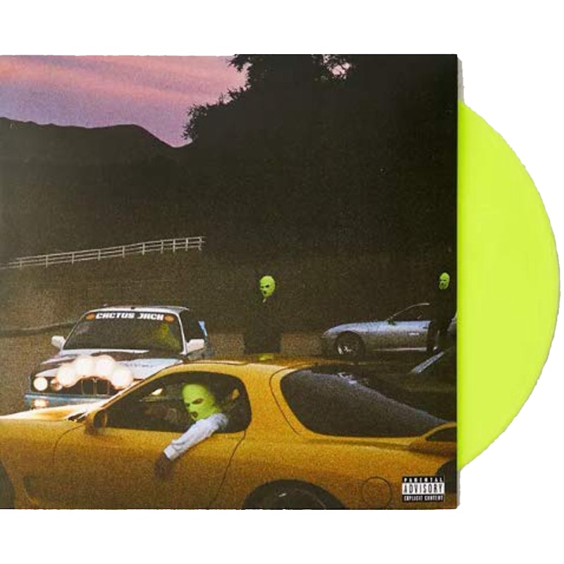 Travis Scott JACKBOYS Exclusive Limited Edition Colored LP Condition VG+ Vinyl Yellow