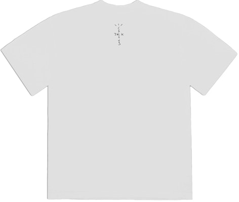 Travis Scott JACKBOYS Mask On T-Shirt White Order Travis Scott JACKBOYS Mask On T-Shirt White