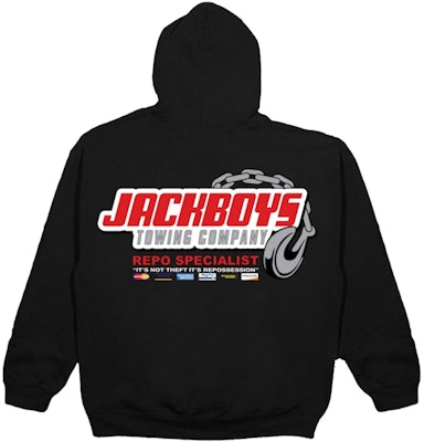 Travis Scott JACKBOYS Repo Hoodie Black Order Travis Scott JACKBOYS Repo Hoodie Black
