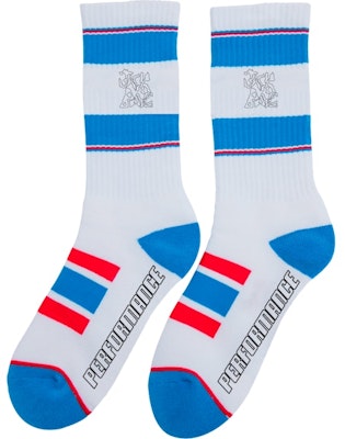 Travis Scott JACKBOYS Socks White/Blue/Red Buy Travis Scott JACKBOYS Socks White/Blue/Red