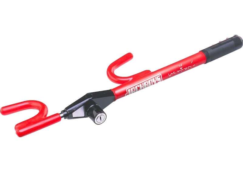 Travis Scott JACKBOYS Steering Wheel Lock Red/Black
