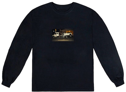 Travis Scott JACKBOYS Truck Kaos Lengan Panjang Hitam Buy Travis Scott JACKBOYS Truck Kaos Lengan Panjang Hitam